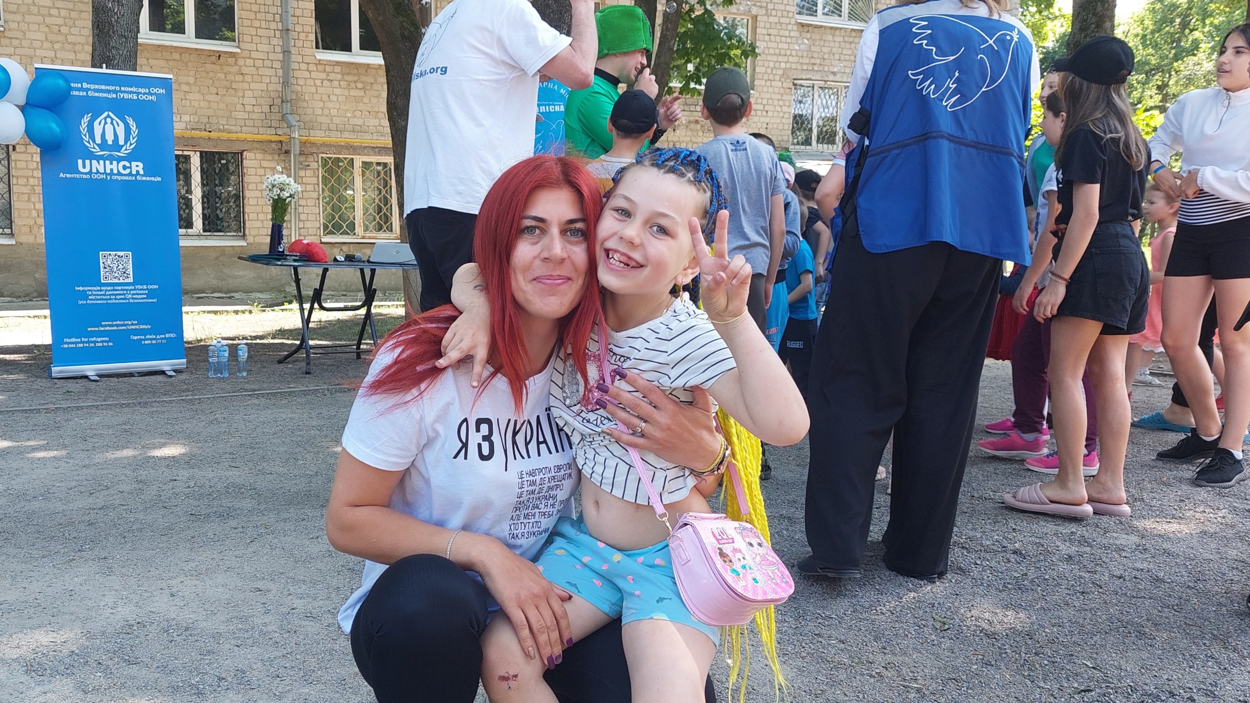 Anastasiia and her mother, Nelia, are rebuilding their lives in Kharkiv. 