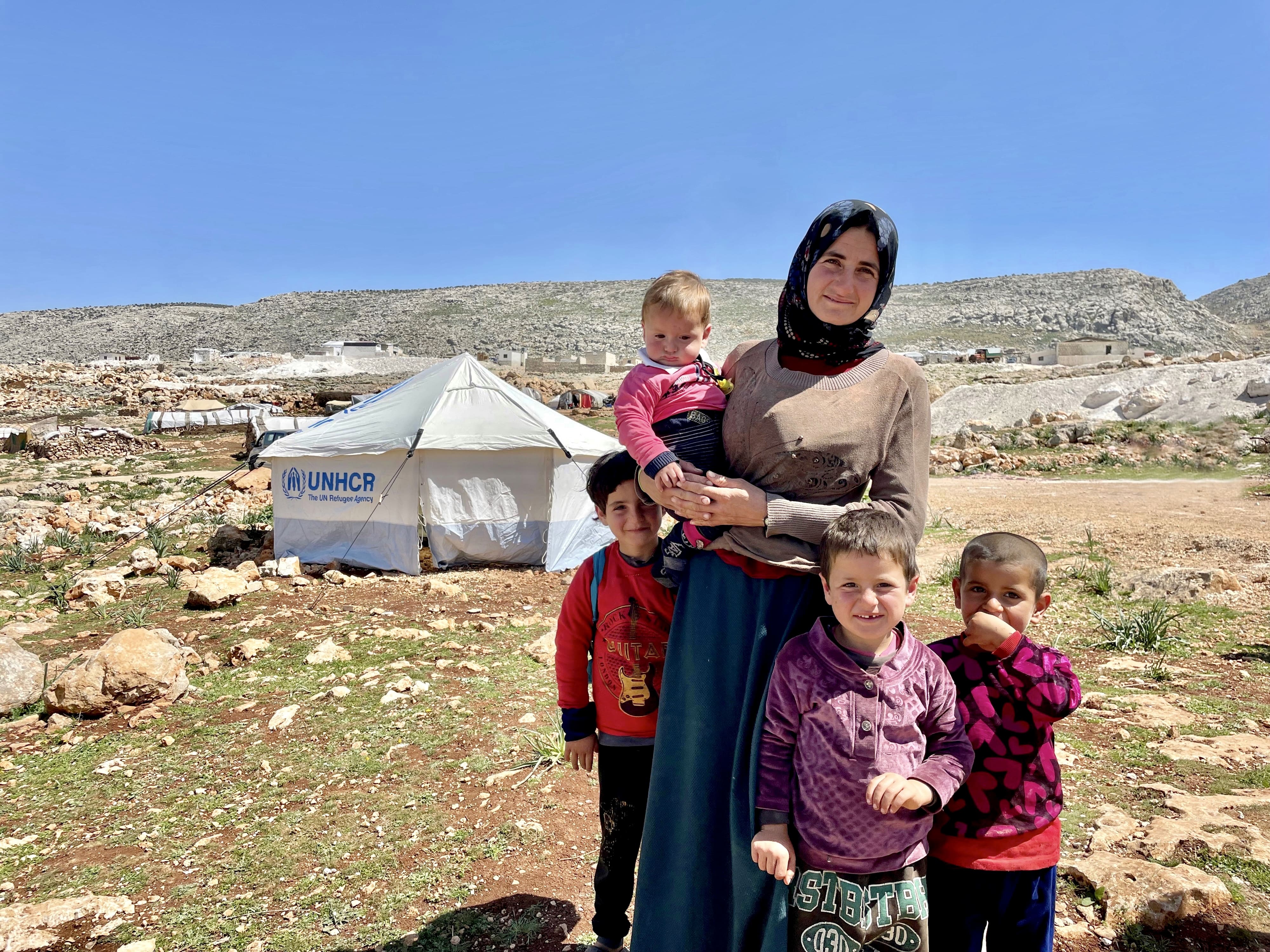 Syria. UNHCR Supports Conflict And Earthquake Displaced At Barmaya Site Min