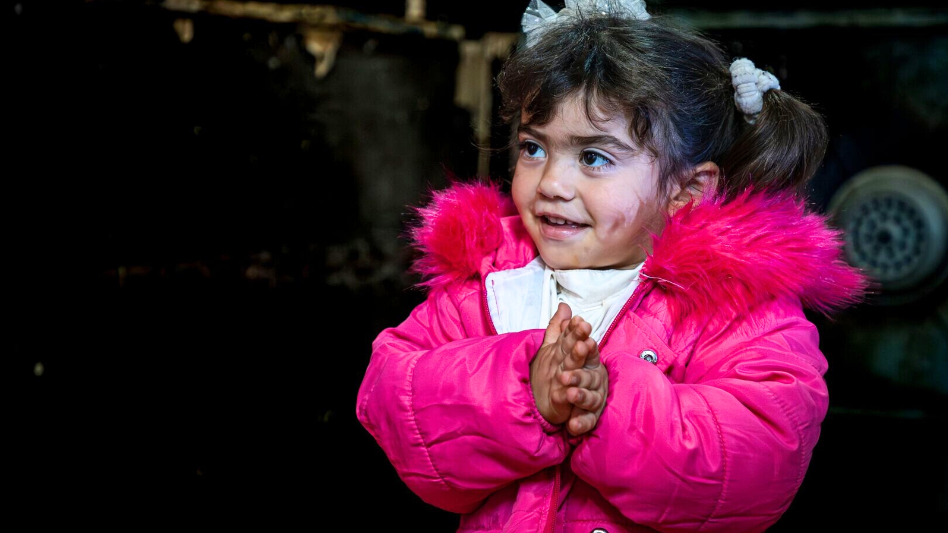 Jordan. Enduring winter in the refugee camps.
