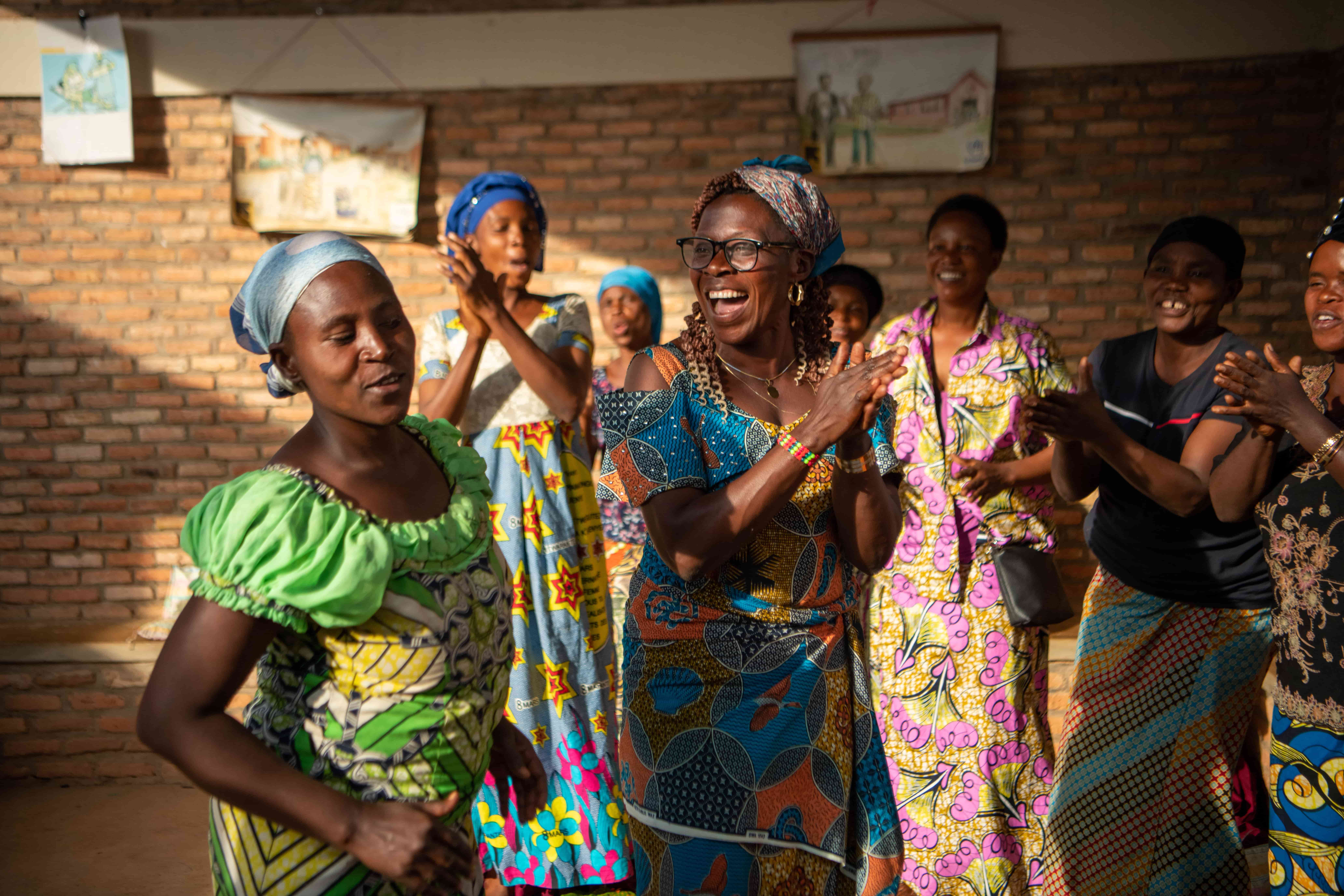 Burundi. Refugee Families In Nyakanda Refugee Camp