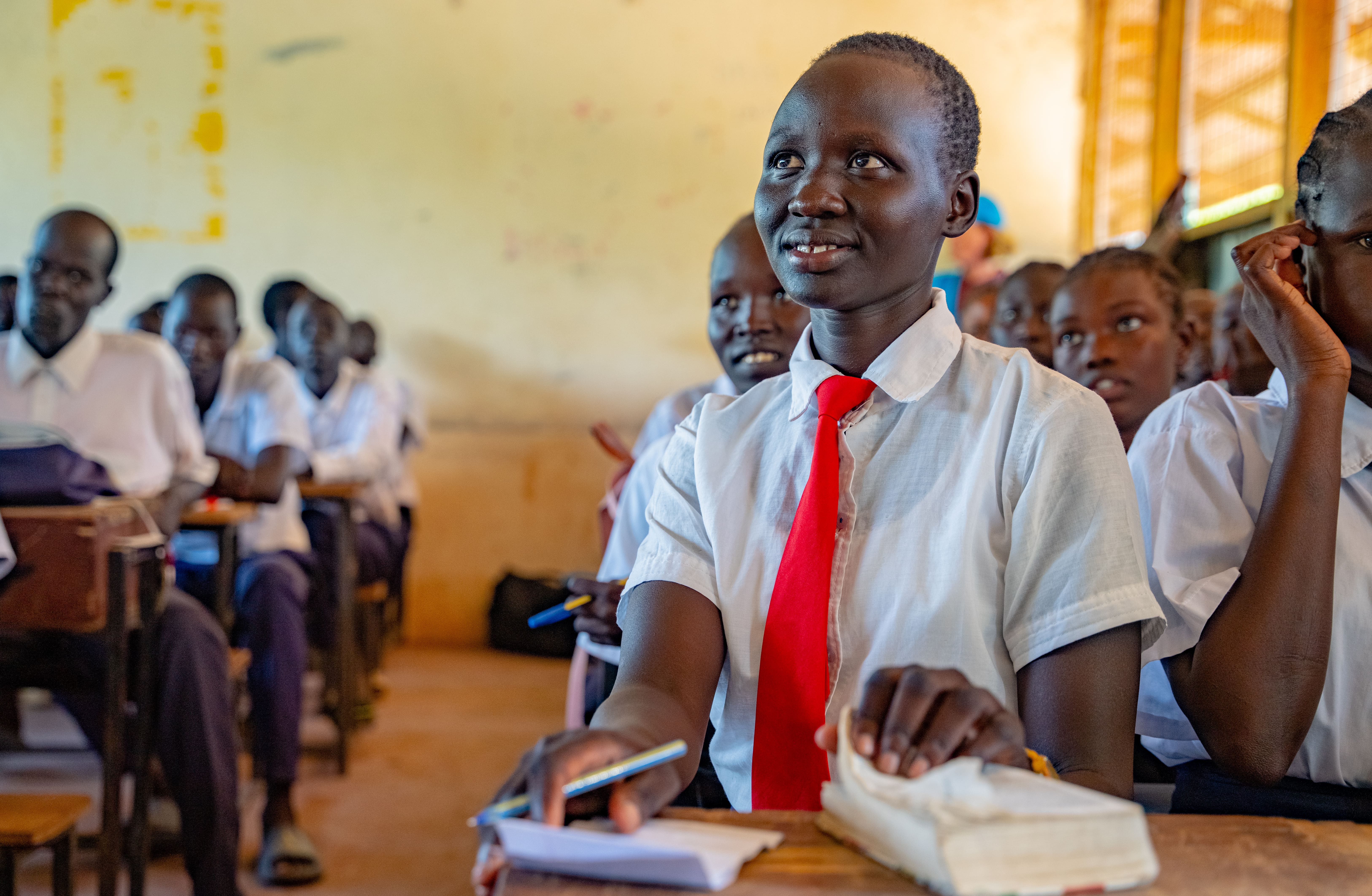 Ayor Athian Akech, student at Kakuma Secondary School
