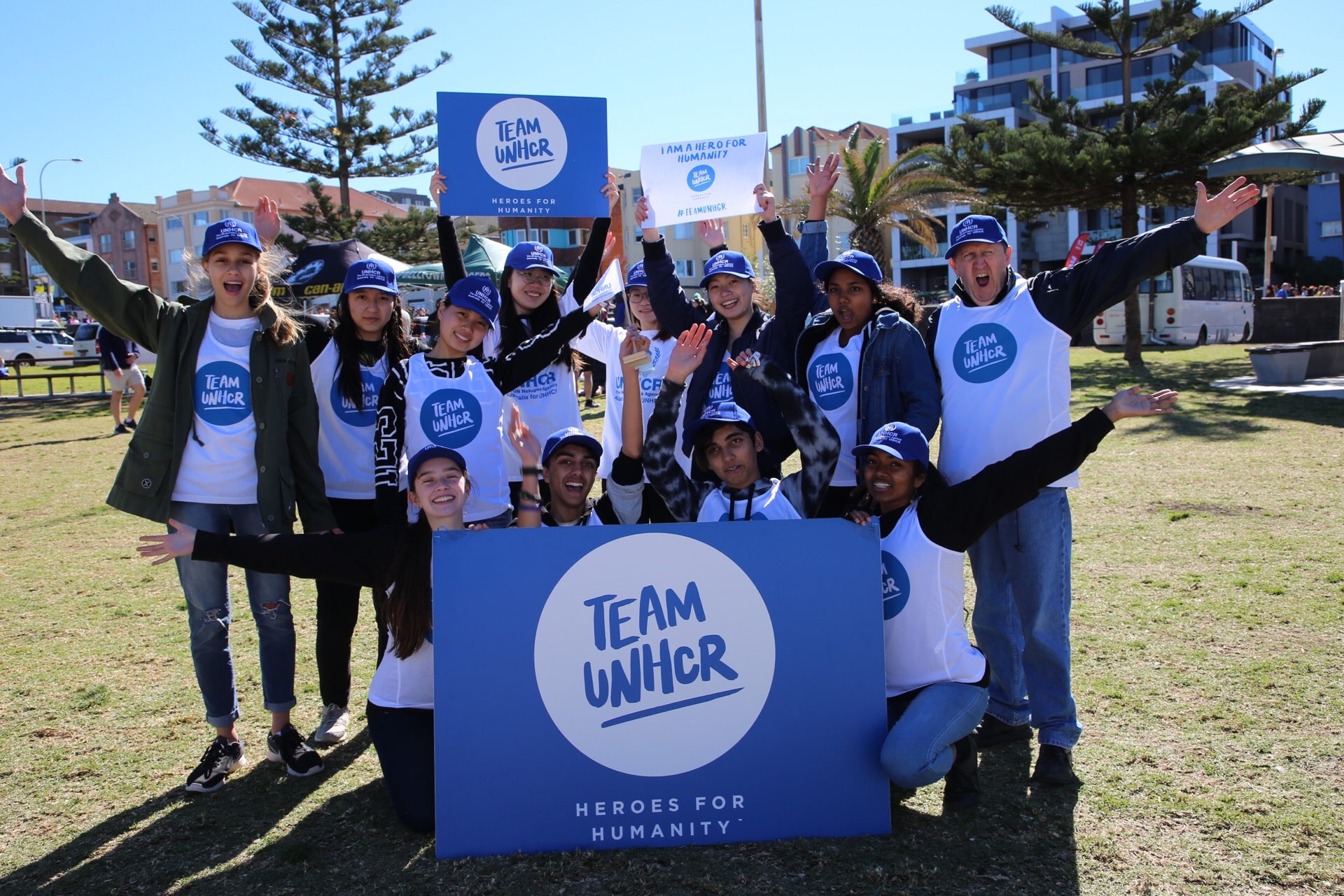 2018. Team UNHCR Runners Take On The City2surf In Sydney. Min