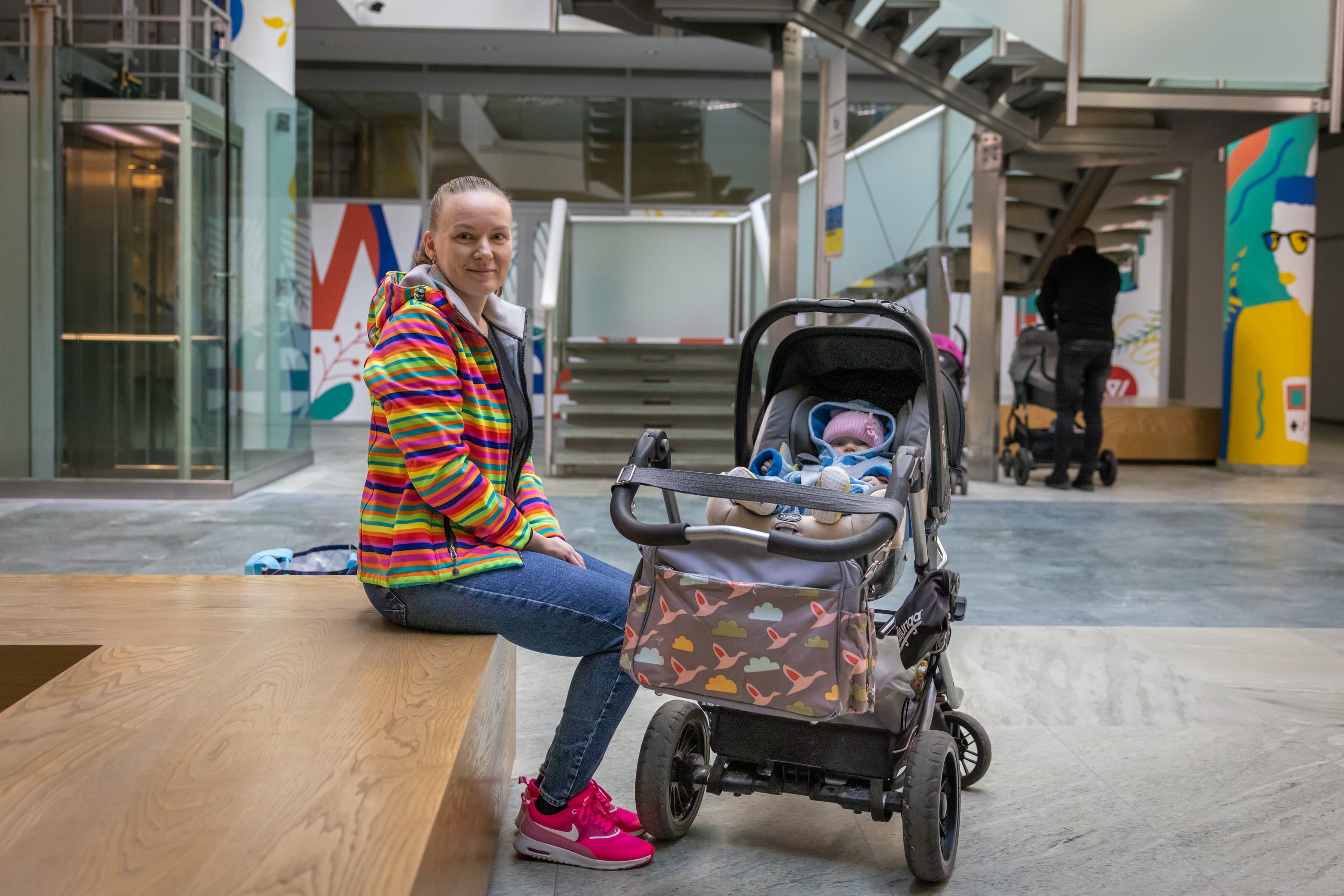 Poland. Refugees in Poland receive winter support